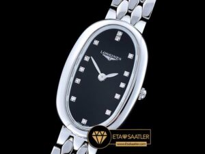 LON013D - Elegance Ladies SSSS Black TWF Swiss Qtz - 01.jpg